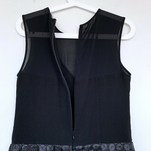 Banana Republic Black Coated Sheer Lace Dress - Picture 8 of 8